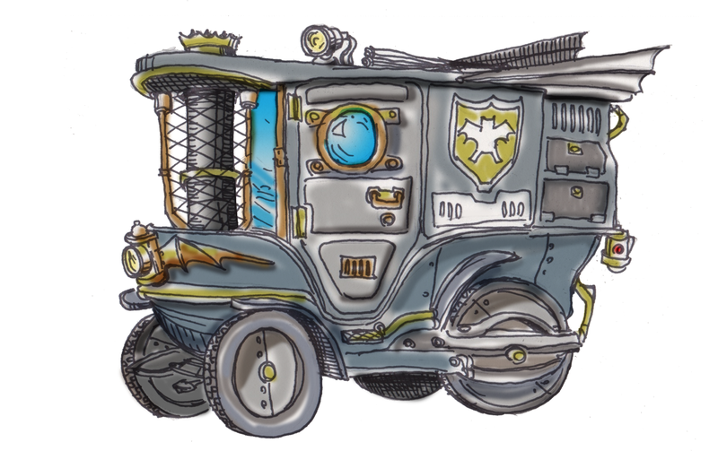Illustration for article titled This Is What The Batmobile For The Upcoming 1800s-Era Batman Movie Should Be